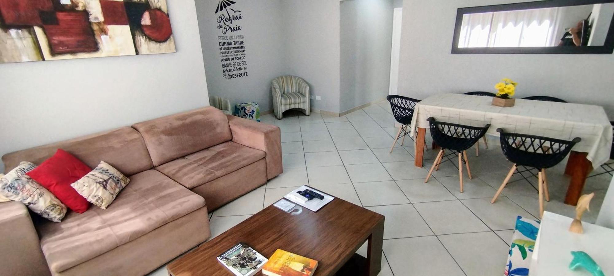 Apartamento - Praia Das Asturias Guarujá Oda fotoğraf